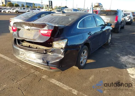 2017 Chevrolet Malibu Ls из США, поврежденный, VIN 1G1ZB5ST0HF201808